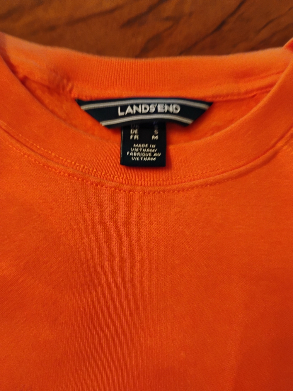 Lands' End Bright Orange Kids Short-Sleeve Tee